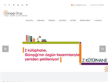 Tablet Screenshot of gunisigigrup.net